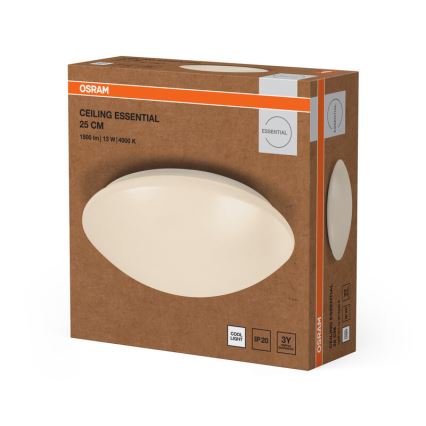 Osram - Plafonieră ESSENTIAL LED/13W/230V 4000K diam. 25 cm