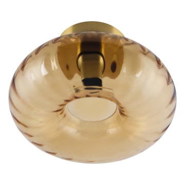 Osram - Plafonieră GOLD GLASS 1xE27/12W/230V Ø 28 cm auriu/bej fumuriu