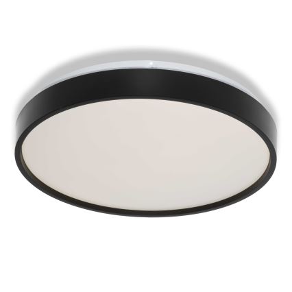 Osram - Plafonieră CEILING LUXO LED/18W/230V cu senzor de amurg, Ø 32 cm, negru