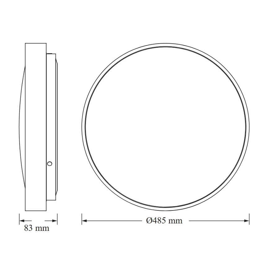 Osram - Plafonieră LED CEILING LUXO LED/36W/230V Ø 49 cm auriu