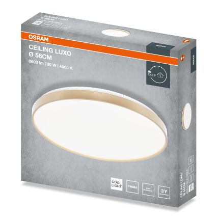 Osram - Plafonieră LED CEILING LUXO LED/60W/230V Ø 56 cm aurie