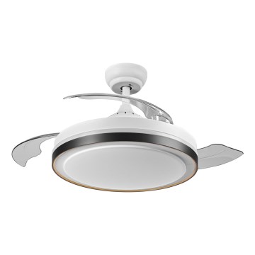 Osram - Plafonieră LED cu ventilator CEILING FAN LED/66W/230V 3000/4000/6500K albă + telecomandă