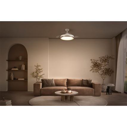 Osram - Plafonieră LED cu ventilator 66W/230V 3000/4000/6500K, albă + telecomandă