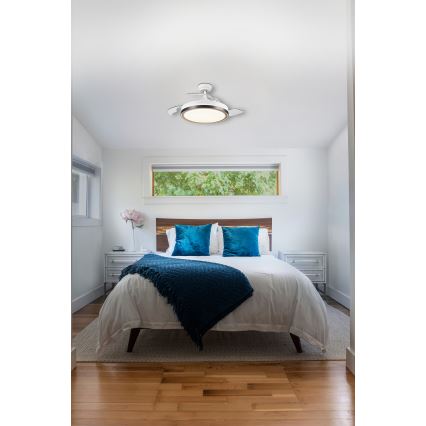 Osram - Plafonieră LED cu ventilator 66W/230V 3000/4000/6500K, albă + telecomandă