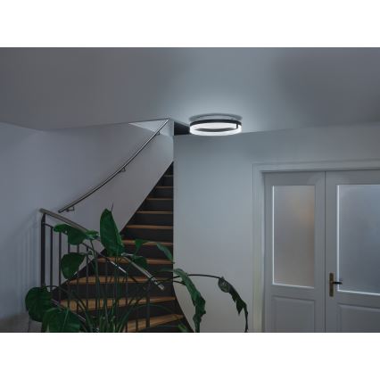 Osram - Plafonieră LED DECOR CIRCLE 25W/230V 3000/4000/6500K Ø 40 cm negru/alb