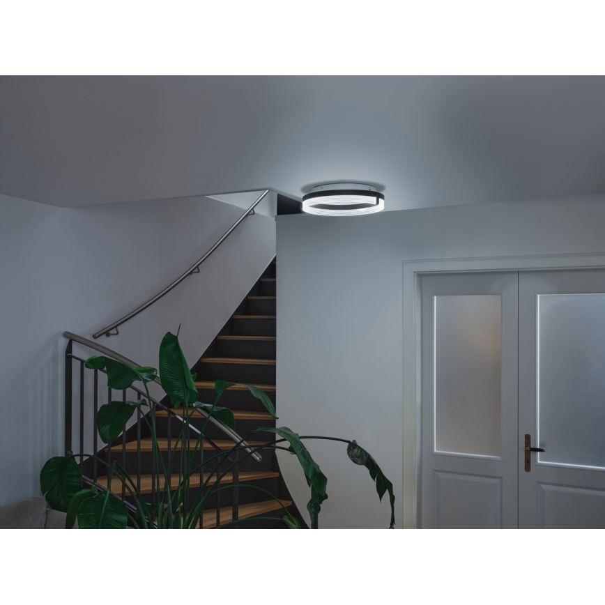 Osram - Plafonieră LED DECOR CIRCLE 25W/230V 3000/4000/6500K Ø 40 cm negru/alb