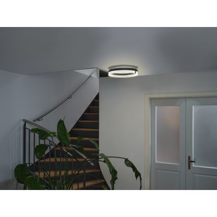 Osram - Plafonieră LED DECOR CIRCLE 25W/230V 3000/4000/6500K Ø 40 cm negru/alb