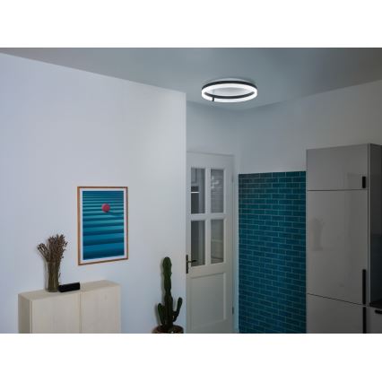 Osram - Plafonieră LED DECOR CIRCLE, 32W/230V, 3000/4000/6500K, Ø 50 cm, negru/alb