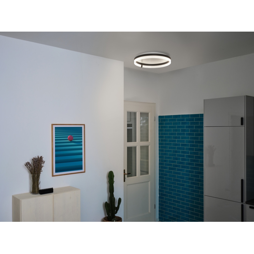 Osram - Plafonieră LED DECOR CIRCLE, 32W/230V, 3000/4000/6500K, Ø 50 cm, negru/alb