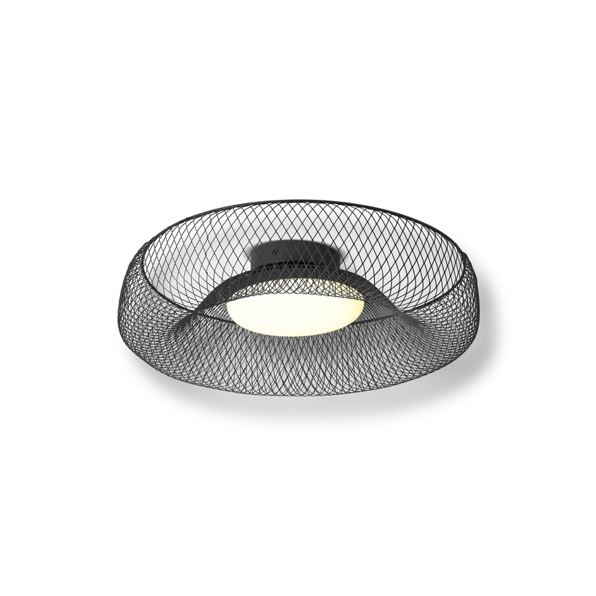 Osram - Plafonieră LED DECOR MESH, 18,5 W, 230 V, Ø 30 cm, negru
