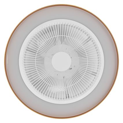 Osram - Plafonieră LED dimabilă cu ventilator CEILING FAN LED/49W/230V 2700-6500K alb/auriu + telecomandă