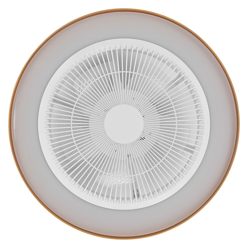 Osram - Plafonieră LED dimabilă cu ventilator CEILING FAN LED/49W/230V 2700-6500K alb/auriu + telecomandă