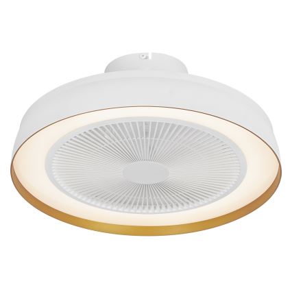 Osram - Plafonieră LED dimabilă cu ventilator CEILING FAN LED/49W/230V 2700-6500K alb/auriu + telecomandă