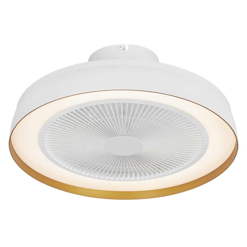 Osram - Plafonieră LED dimabilă cu ventilator CEILING FAN LED/49W/230V 2700-6500K alb/auriu + telecomandă