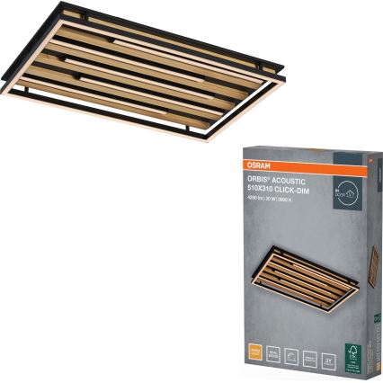 Osram - Lampă de tavan LED reglabilă ORBIS ACOUSTIC LED/30W/230V 51x31 cm pin