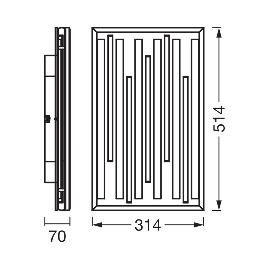 Osram - Lampă de tavan LED reglabilă ORBIS ACOUSTIC LED/30W/230V 51x31 cm pin