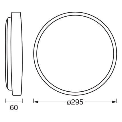 Osram - Lampă de tavan LED dimabilă ORBIS ALISON LED/16W/230V, Ø 29,5 cm, bej