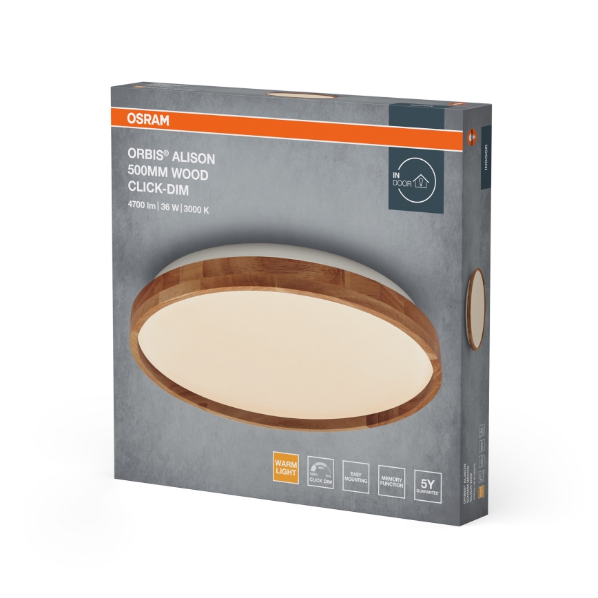 Osram - Plafonieră LED dimabilă ORBIS ALISON LED/36W/230V diam. 50 cm bej