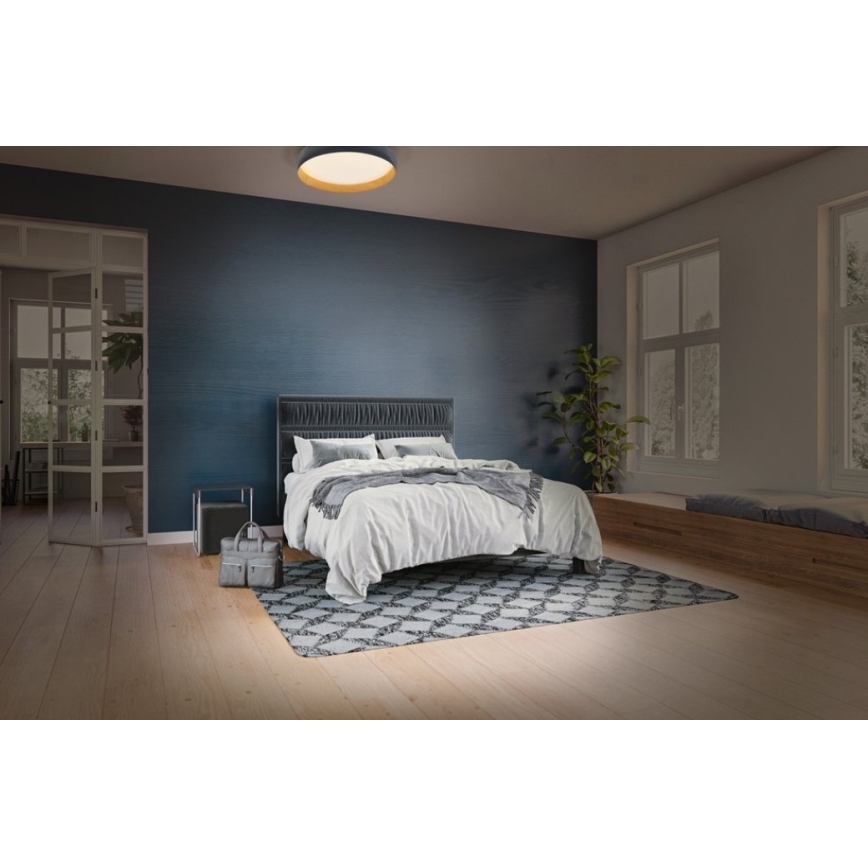 Osram - Plafonieră LED dimabilă ORBIS LIVIA LED/16W/230V Ø 30 cm antracit/maro