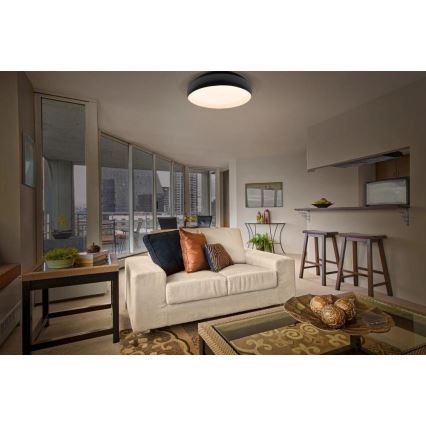 Osram - Plafonieră LED reglabilă ORBIS LIVIA LED/36W/230V, Ø 52 cm, negru/alb