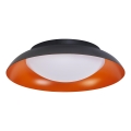 Osram - Plafonieră LED dimabilă ORBIS PLATE, 19W/230V, Ø 31 cm, portocaliu/negru
