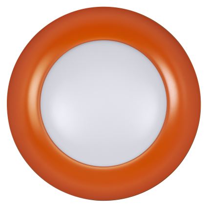 Osram - Plafonieră LED dimabilă ORBIS PLATE, 19W/230V, Ø 31 cm, portocaliu/negru