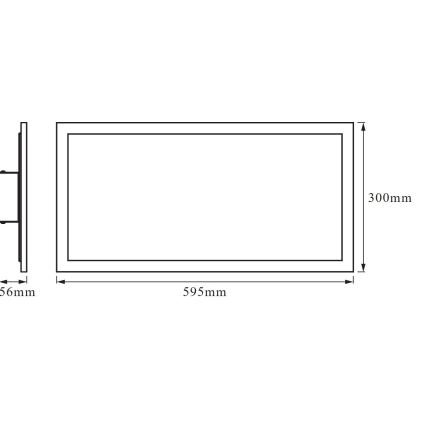 Osram - Plafonieră LED SMART+ PLANON, dimabilă, 22W/230V, 60x30 cm, 3000-6500K, Wi-Fi