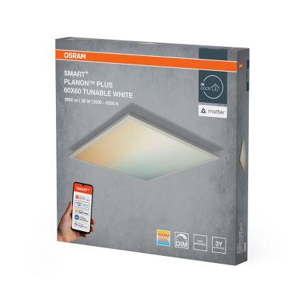 Osram - Plafonieră LED dimerizabilă SMART+ PLANON LED/36W/230V 60x60 cm 3000-6500K Wi-Fi