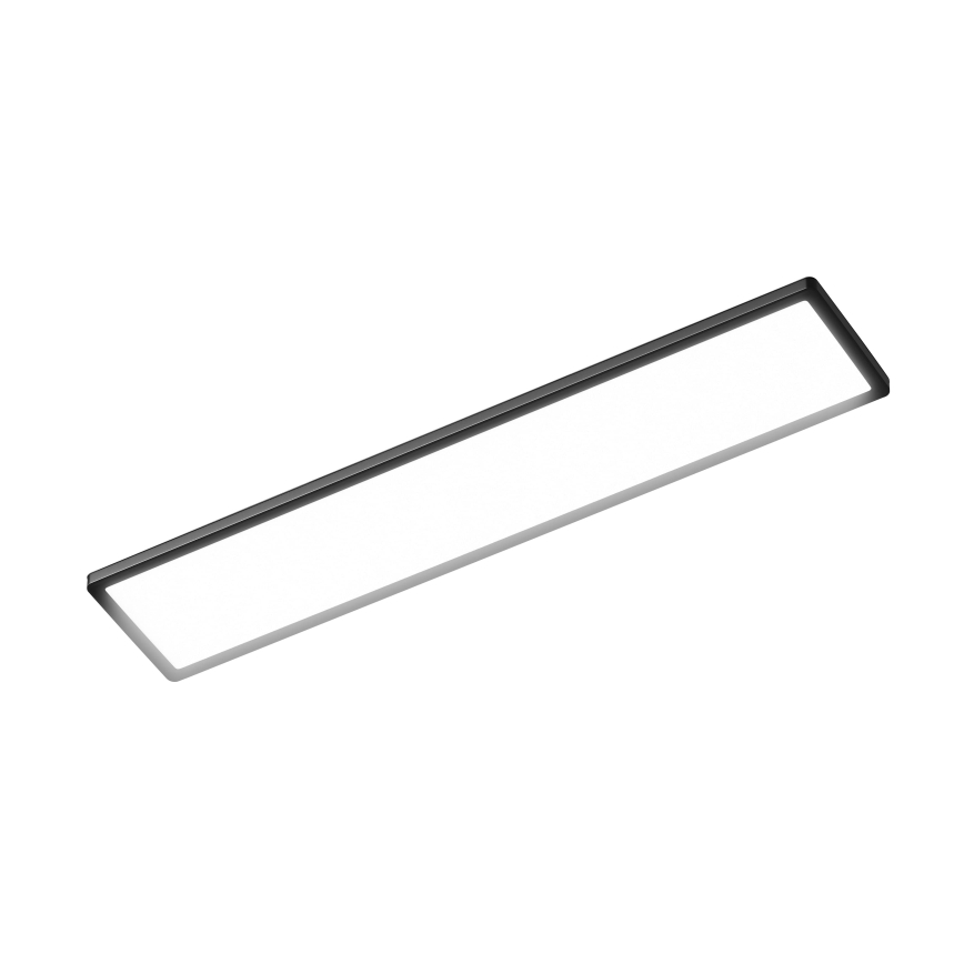 Osram - Plafonieră LED dimerizabilă pentru baie PLANON EASYFIX LED/30W/230V 2600-6000K 20x98 cm IP54 neagră + telecomandă