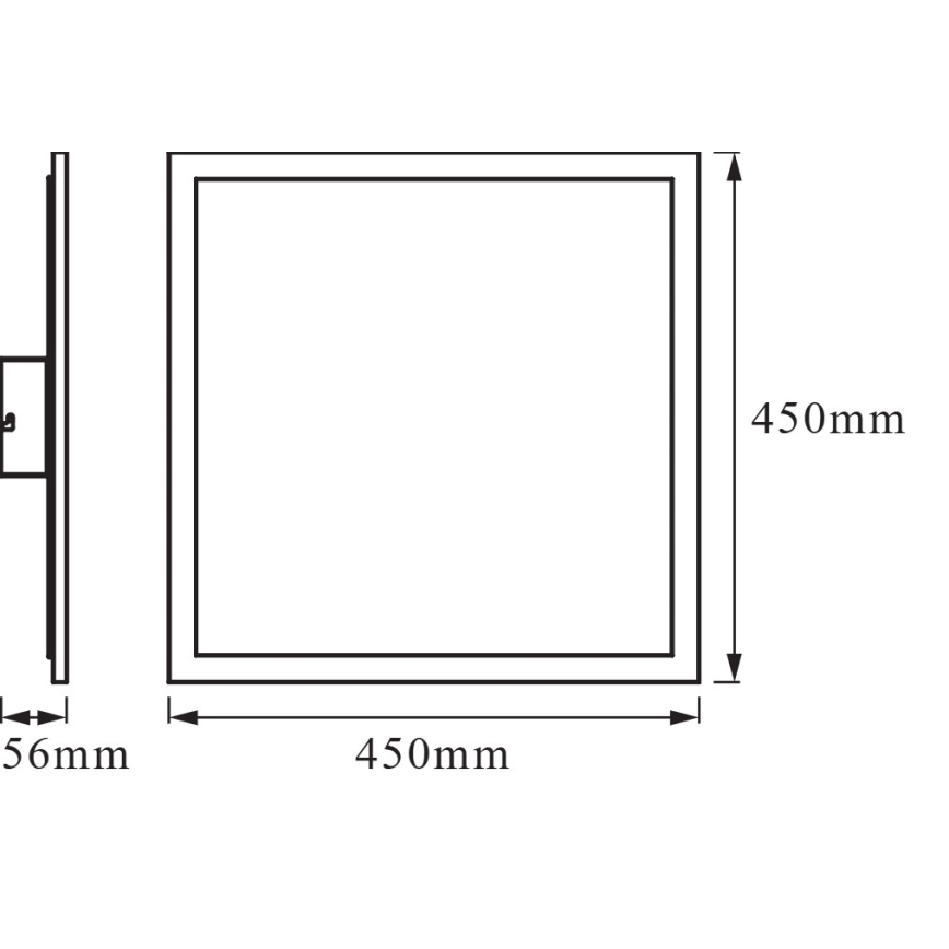 Osram - SMART+ PLANON plafonieră LED reglabilă, 28W, 230V, 45x45 cm, 3000-6500K, Wi-Fi