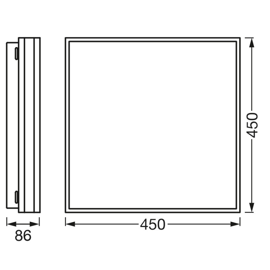 Osram - Plafonieră LED dimerizabilă SMART+ MAGNET LED/42W/230V 45x45 cm 3000-6500K Wi-Fi