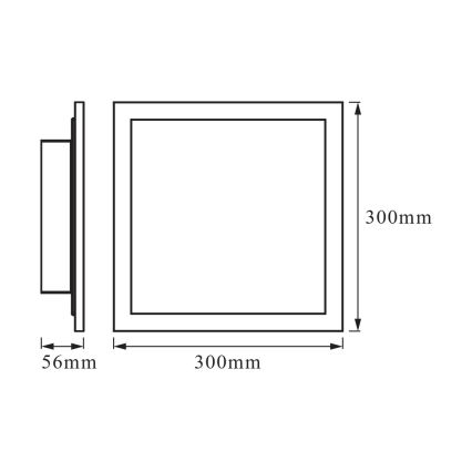 Osram - Lampă de tavan LED dimmabilă SMART+ PLANON LED/20W/230V 3000-6500K 30x30 cm Wi-Fi