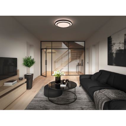Osram - Plafonieră LED ORBIS BERLIN, 36W, 230V, Ø 49,2 cm, negru