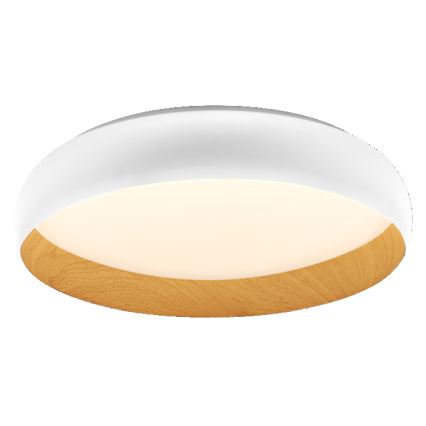 Osram - Lampă de tavan LED dimabilă ORBIS LIVIA LED/36W/230V, Ø 52 cm, alb/maro