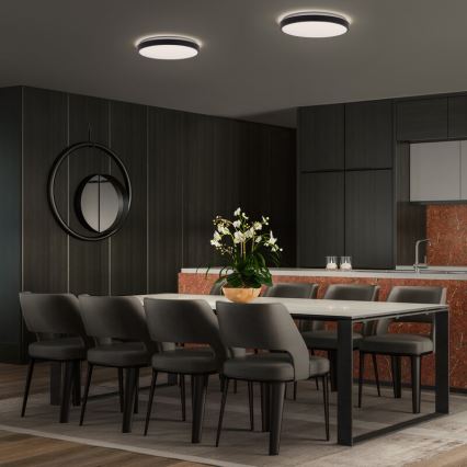 Osram - Plafonieră LED ORBIS LONDON, 16 W, 230 V, Ø 28 cm, negru