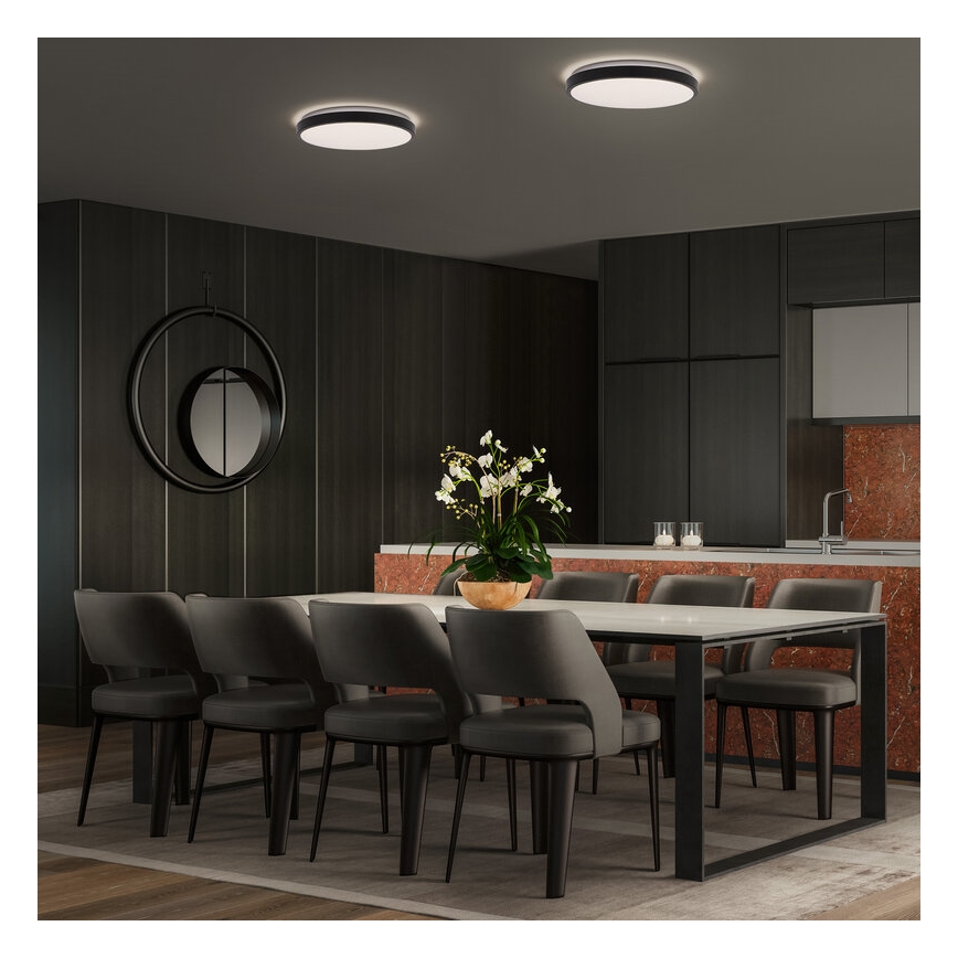 Osram - Plafonieră LED ORBIS LONDON, 16 W, 230 V, Ø 28 cm, negru