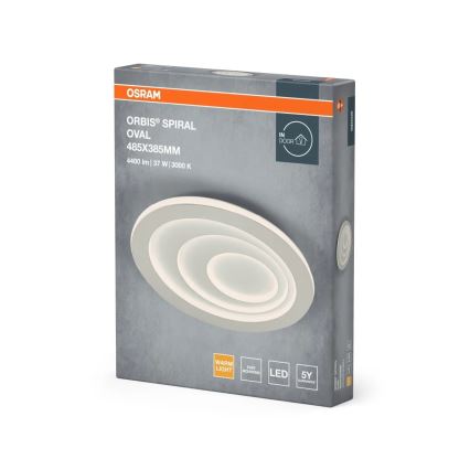 Osram - Plafonieră LED ORBIS SPIRAL, 37W, 230V, albă