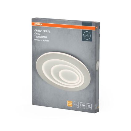 Osram - Plafonieră LED ORBIS SPIRAL LED/63W/230V albă