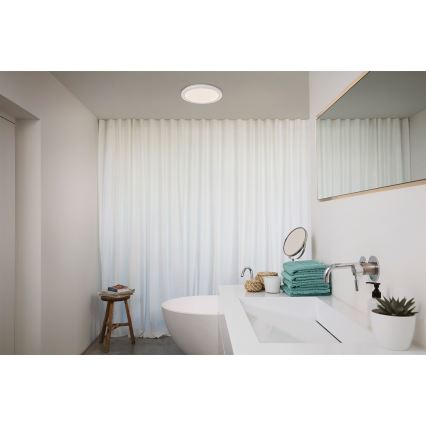 Osram ORBIS DISC Plafonieră LED pentru baie, 22W, 230V, 3000/4000K, Ø 30 cm, IP44, alb