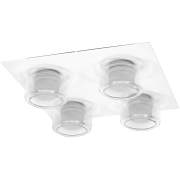 Osram - plafonieră LED pentru baie ORBIS FLAME, 4xLED/5,5W/230V, 3000/4000K, IP44, alb