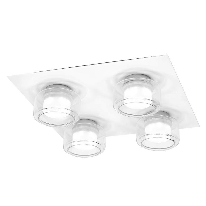 Osram - plafonieră LED pentru baie ORBIS FLAME, 4xLED/5,5W/230V, 3000/4000K, IP44, alb