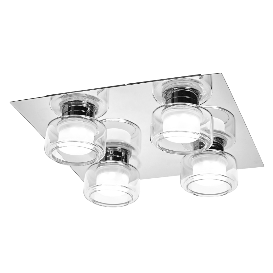 Osram - Plafonieră LED pentru baie ORBIS FLAME 4xLED/5,5W/230V 3000/4000K IP44 crom lucios