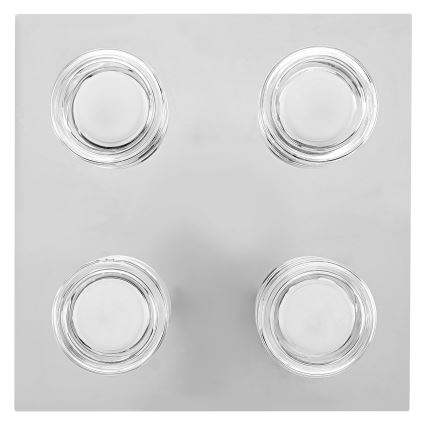 Osram - Plafonieră LED pentru baie ORBIS FLAME 4xLED/5,5W/230V 3000/4000K IP44 crom lucios