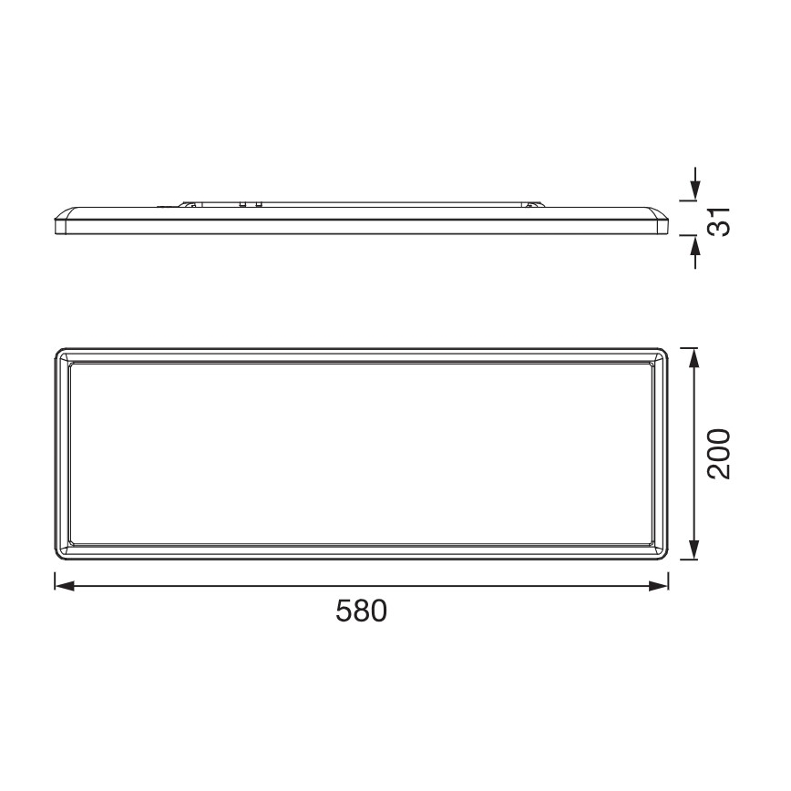 Osram - Plafonieră LED PLANON EASYFIX LED/24W/230V 2800/4000/6000K IP54 albă