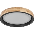 Osram - Plafonieră LED reglabilă MARIANO LED/24W/230V Ø 41 cm stejar/negru