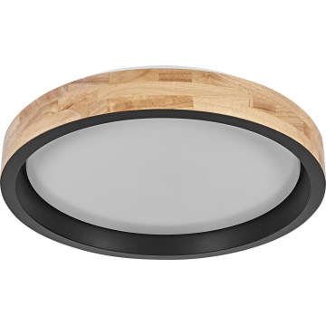 Osram - Plafonieră LED reglabilă MARIANO LED/24W/230V Ø 41 cm stejar/negru