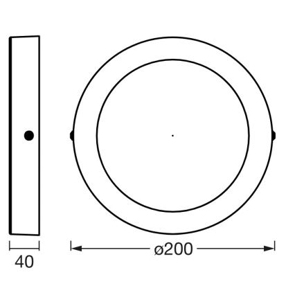 Osram - Downlight LED SMART+ reglabil, 12W/230V, Ø 20 cm, 3000-6500K, Wi-Fi