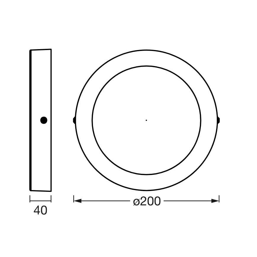 Osram - Downlight LED SMART+ reglabil, 12W/230V, Ø 20 cm, 3000-6500K, Wi-Fi