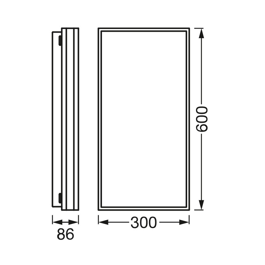 Osram - Plafonieră LED dimmabilă SMART+ MAGNET LED/42W/230V 30x60 cm 3000-6500K Wi-Fi