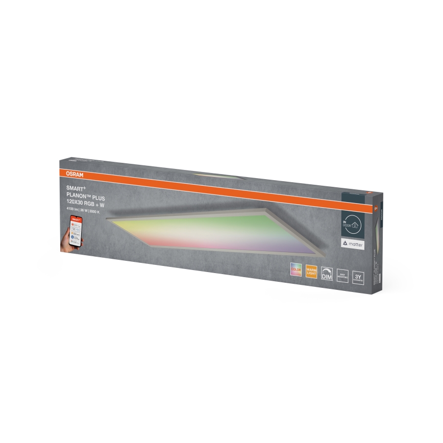 Osram - Plafonieră SMART+ PLANON LED RGBW reglabilă LED/36W/230V 120x30 cm Wi-Fi